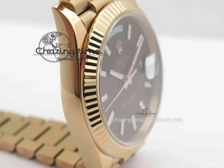 RG On 228239 Day-Date Edition Brown RG 40mm President A3255 Noob Bracelet Best 1:1 Dial 0407